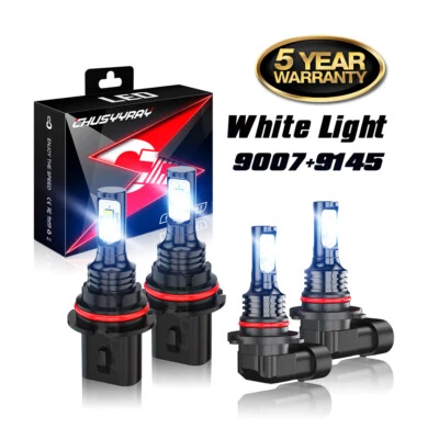 Faro LED+luces antiniebla para For Ford F250 F350 Super Duty 2001 2002 2003 2004 - Image 1 of 4