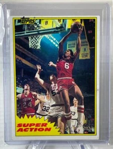 1980-81 Julius Erving "DR. J" TOPPS #104 IN ACTION 76'ers HOF - Picture 1 of 2