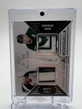 2015 Leaf In The Game Dual Game Uses Brett Hull Mike Modano Patch /15