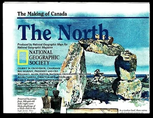 1997-9 Sept National Geographic Map YUKON NORTH WEST NW TERRITORIES CANADA (540) - Picture 1 of 4