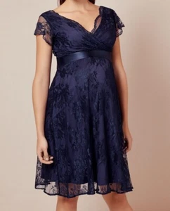 Tiffany Rose Eden Maternity Dress Dark Blue Size 1 UK 8-10 Arabian Nights £199 - Picture 1 of 7