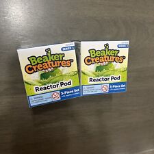 2 LOT - Learning Resources Beaker Creatures Reactor Pod 3-Piece Set Series 1