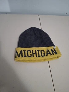 Michigan Wolverines Mens Top Of The World Beanie - Picture 1 of 7