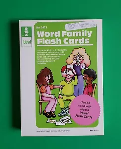 IDEAL SCHOOL SUPPLY COMPANY Nr. 2475 WORD FAMILY LERNKARTEN - A23 - Bild 1 von 5