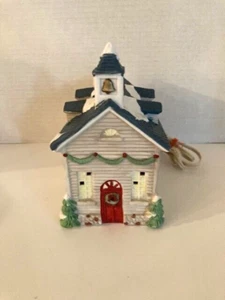 Vintage 1991 Omi Weihnachtsdorf Stück Kirche beleuchtet - Bild 1 von 11
