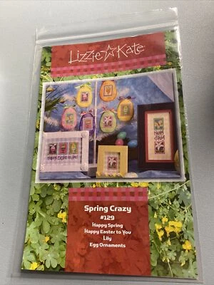 Lizzie Kate Cross Stitch Pattern “Spring Crazy” #129 - Image 1 of 3