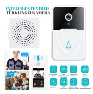 Funkklingel Türklingel mit Kamera WLAN Video Doorbell HD WiFi Nachtsicht 2024 - Bild 1 von 13