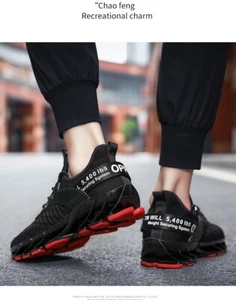 Summer Men's Shoes Light Sneakers Breathable  Casual Shoe Tenis Shoe- SIZE 10 - Picture 1 of 5