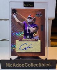 Christopher Vizzina 2023 Wild Card 7 Card Studs Encased Rookie Auto #d 2/7