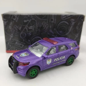 Greenlight 1:64 1968 Ford Mustang GT Fastnack Green Tire Collector Police Car - Picture 1 of 12
