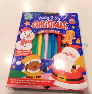KALIEDOSCOPE, HOLIDAY COLORING KIT, NEW, 8 X 10 - Picture 1 of 14