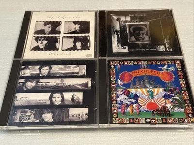 THE CHURCH 4 CD Lot Sometime Anywhere, Magician Among Spirits, Starfish, Gold... Foto 1 de 4