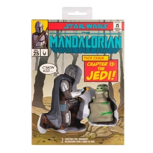 Hallmark Star Wars The Mandalorian & Grogu Jedi Christmas Ornament Set - Picture 1 of 7