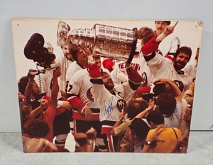 Denis Potvin Autographed 11X14 Photo New York Islanders 1980 Stanley Cup - READ - Picture 1 of 10
