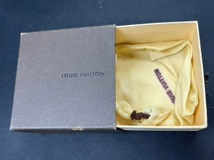 Louis Vuitton EMPTY Brown Box W/Pull Drawer & Dust Bag 5"x 5”x 3” Has Wear Spots - Picture 1 of 16