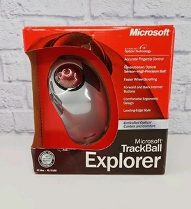 Microsoft Trackball Explorer Mouse D68-00007 - Photo 1/10