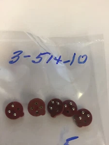 3-514-10 ARIES 3 PIN TO-5 TRANSISTOR SOCKETS 5 PCS NEW - Picture 1 of 1