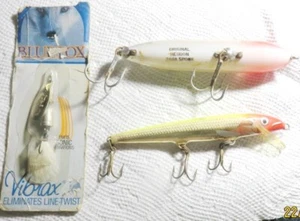 HEDDON Lures 4 1/2" Original Zara Spook Blue Fox Vibrox - Picture 1 of 2