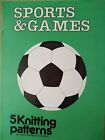 Sports & Games - 5 X Sweaters - Gary Kennedy Intarsia - Knitting Pattern