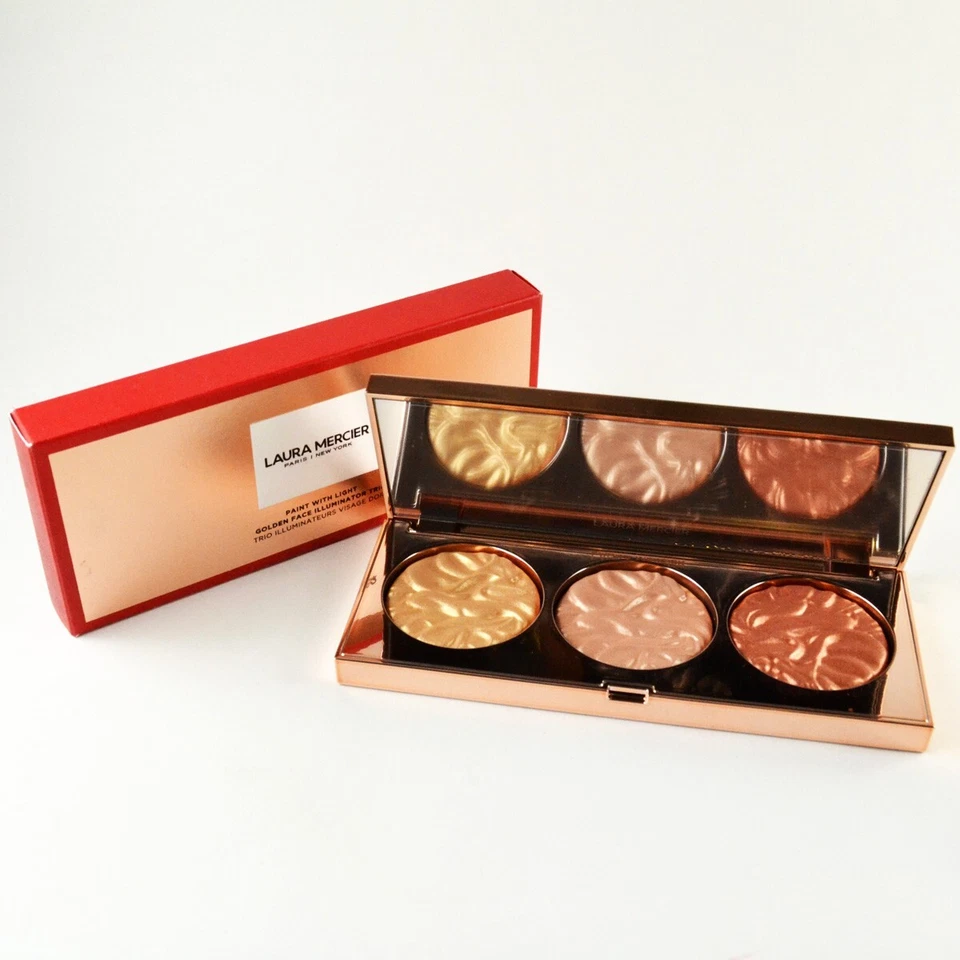 Trío iluminador facial dorado claro Laura Mercier - Nuevo Foto 1 de 1