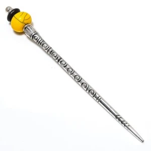 Turquoise Yellow Gemstone 925 Sterling Silver Handmade Jewelry Hair Pin Stud N86 - Picture 1 of 6