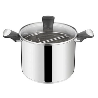 Lagostina pastaiola doppio cestello pastarella pentola 2 cestelli 22 cm - Rotex - Immagine 1 di 4