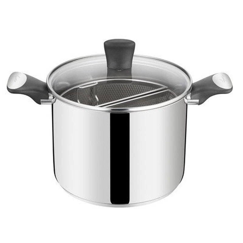 Lagostina pastaiola doppio cestello pastarella pentola 2 cestelli 22 cm - Rotex - Immagine 1 di 4