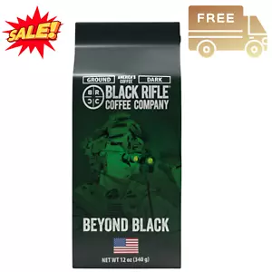 Black Rifle Coffee Company Beyond Black, Dark Roast, Ground Coffee, 12 oz - Picture 1 of 1