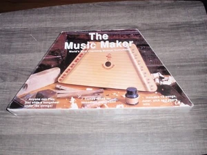 The Music Maker Lap Harp Musical Stringed Wood Instrument In Box 24 Songs Wooden - Picture 1 of 20