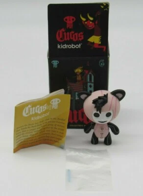 Kidrobot Teddy David Bear 3" Vinyl Figure by Patricio Oliver in Box w/ Accessory - Image 1 of 3