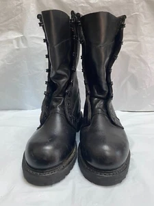 Combat Army Boots Cold Weather Men's Size 4 N Black Vibram Sole K71 - Bild 1 von 5