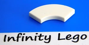 12 LEGO White Tile 2 x 2 Curved Corner with Cut-outs (27925 67124) - Picture 1 of 1