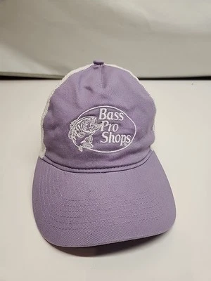 Gorra Bass Pro Shops niños jóvenes púrpura blanco ido a pescar al aire libre Foto 1 de 4