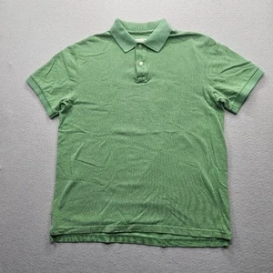 J.Crew Men's Size Medium Green Short Sleeve Polo Shirt Cotton Classic Fit - Picture 1 of 8