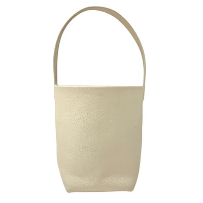 Bolso de Mano THE ROW Pequeño N/S Park Cuero de Becerro Marfil Parte Superior Abierta #OK3167 Foto 1 de 4