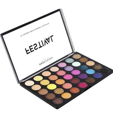 Profusion Cosmetics Long Lasting and Smooth 35 Shade Eyeshadow Palette, Festival - Image 1 of 4