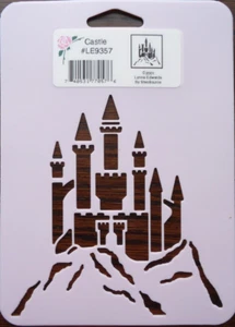 Schablonenmalerei Handwerk LE9357 Schloss Märchen StenSource Zeitschrift König Königin - Bild 1 von 1