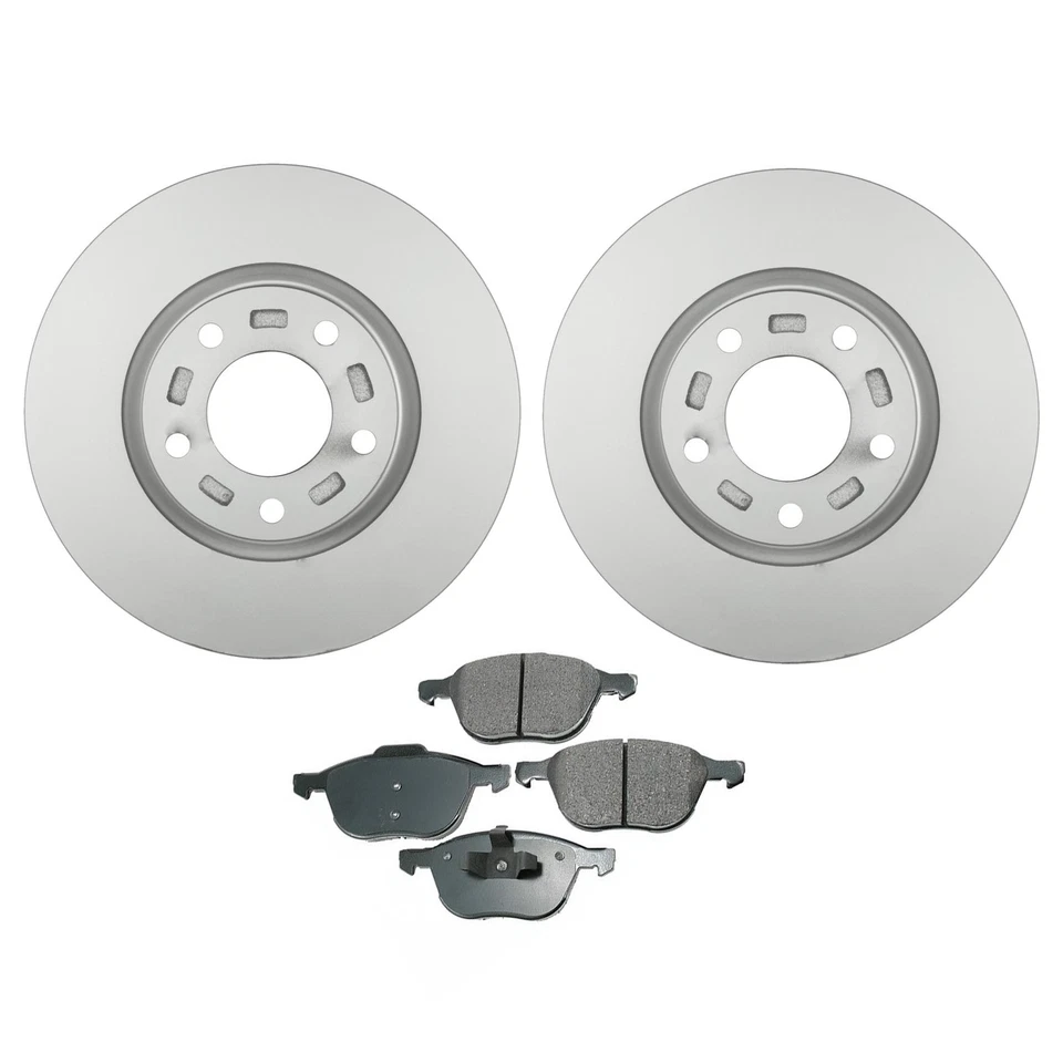 Kit de frenos delanteros Akebono ProACT pastillas de cerámica rotores de disco de 300 mm para Mazda 3 5 tracción delantera Foto 1 de 4