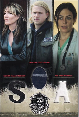 Tarjeta de armario de gran tamaño Sons of Anarchy temporada 1 OM-06 Gemma, Jax & Tara Foto 1 de 2
