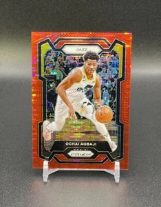 Ochai Agbaji 2023-24 Panini Prizm #92 Red Pulsar Prizm Retail SP /299 Utah Jazz - Picture 1 of 3