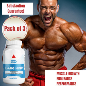 L Arginine for Muscle, Vascularity, Energy Nitric Oxide L-Citrulline Amino Acids