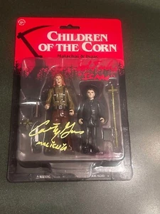 COURTNEY GAINS JOHN FRANKLIN SIGNED AUTOGRAPH CHILDREN OF CORN FIGURE BECKETT - Picture 1 of 5