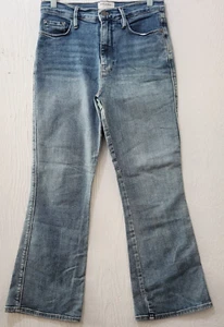 FRAME Le Sylvie Kick Boot Jeans 28 High Rise Light Wash Denim Vintage Style - Bild 1 von 7