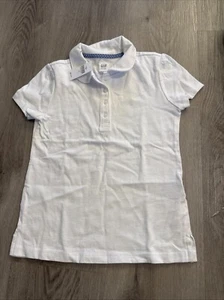 White Girls School Uniform Short Sleeve Size S - Picture 1 of 6