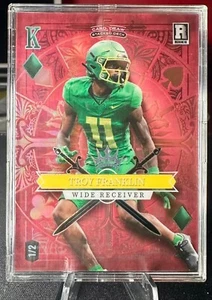 Wild Card 2023 5 Card Draw 1/2 Rookie Troy Franklin Red Refractor - Imagen 1 de 1