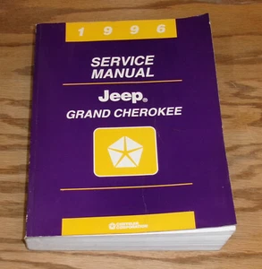 Jeep Grand Cherokee 1996 original manual de tienda de servicio 96 - Imagen 1 de 1