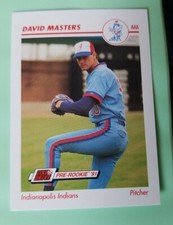 1991 Line Drive AAA #189 David Masters - Indianapolis Indians 