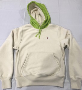 cream champion hoodie