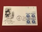 U.S. 1959 Washington Jose de San Martin FDI Block of 4 Stamps Cover R42374