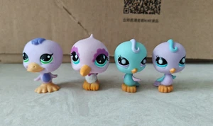 Littlest Pet Shop Hasbro LPS LOT PARAKEET #930,#931,Hummingbird #968,DUCK #1522 - Picture 1 of 5